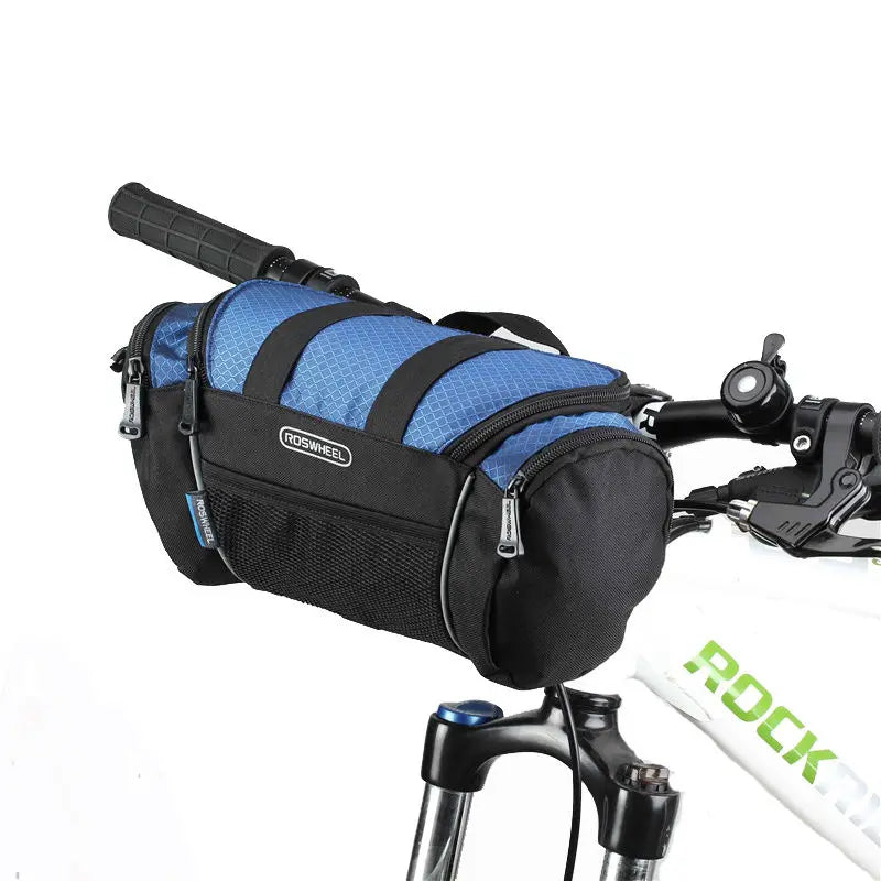ROSWHEEL Wasserdichte Fahrrad-Lenkertasche (5L) – Praktische Umhängetasche & Radtasche