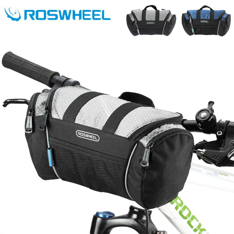 ROSWHEEL Wasserdichte Fahrrad-Lenkertasche (5L) – Praktische Umhängetasche & Radtasche