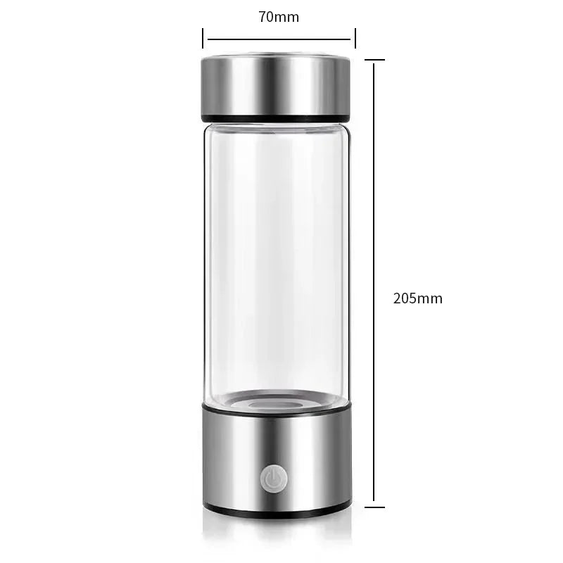 Tragbarer Wasserstoff-Wassergenerator – Elektrischer SPE/PEM Ionisierer-Becher für antioxidantienreiches Wasser