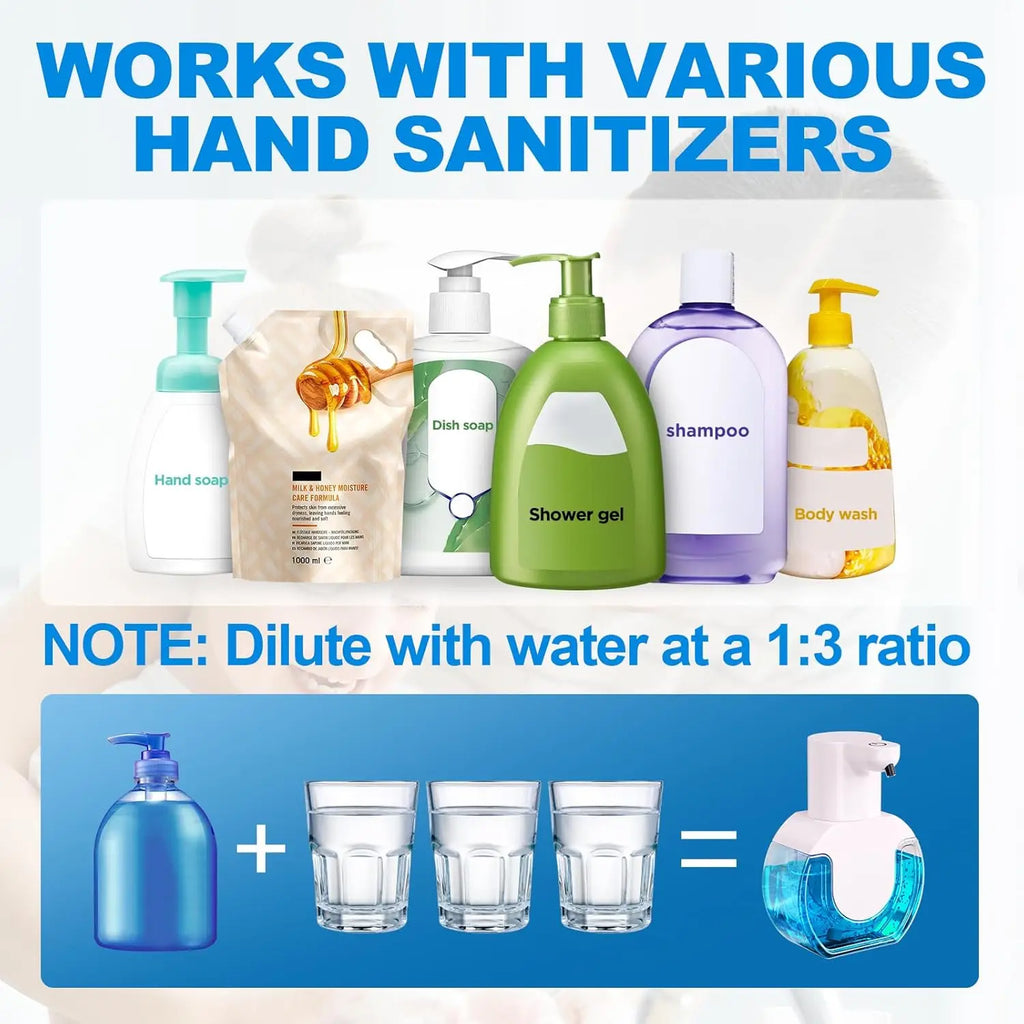 Automatischer Schaumseifenspender (420 ml) – Hygienisch, Sparsam & Modern