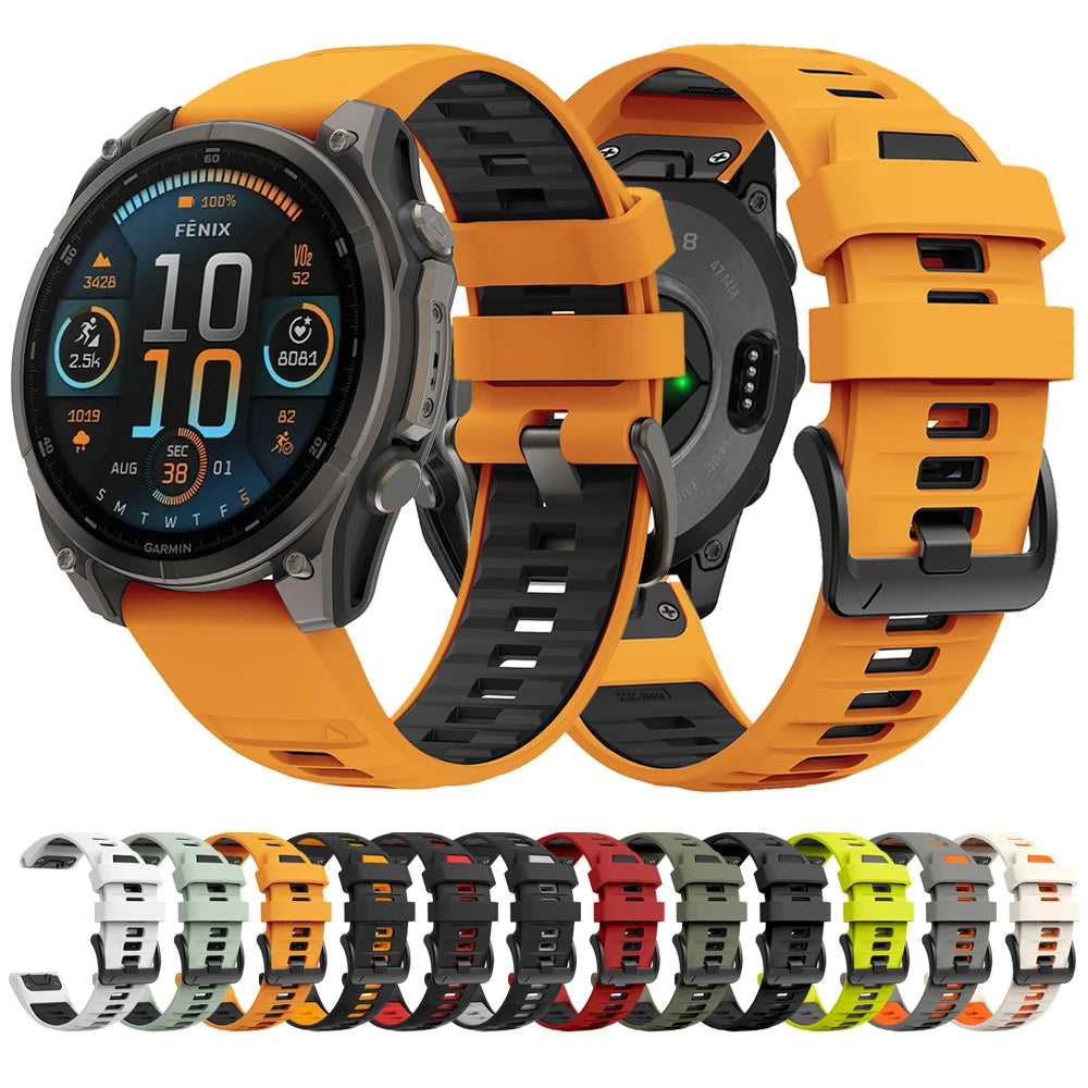 RuggedSport™ Silikon-Ersatzarmband – Robustes Sportarmband für Smartwatches