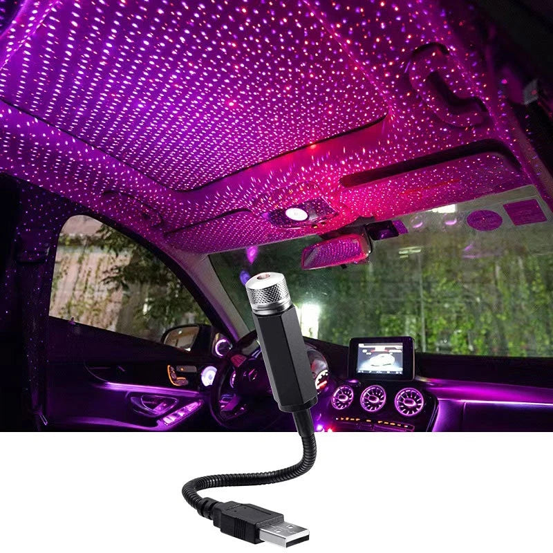 AmbientCar™ Mini LED Sternenhimmel – USB Auto-Projektor