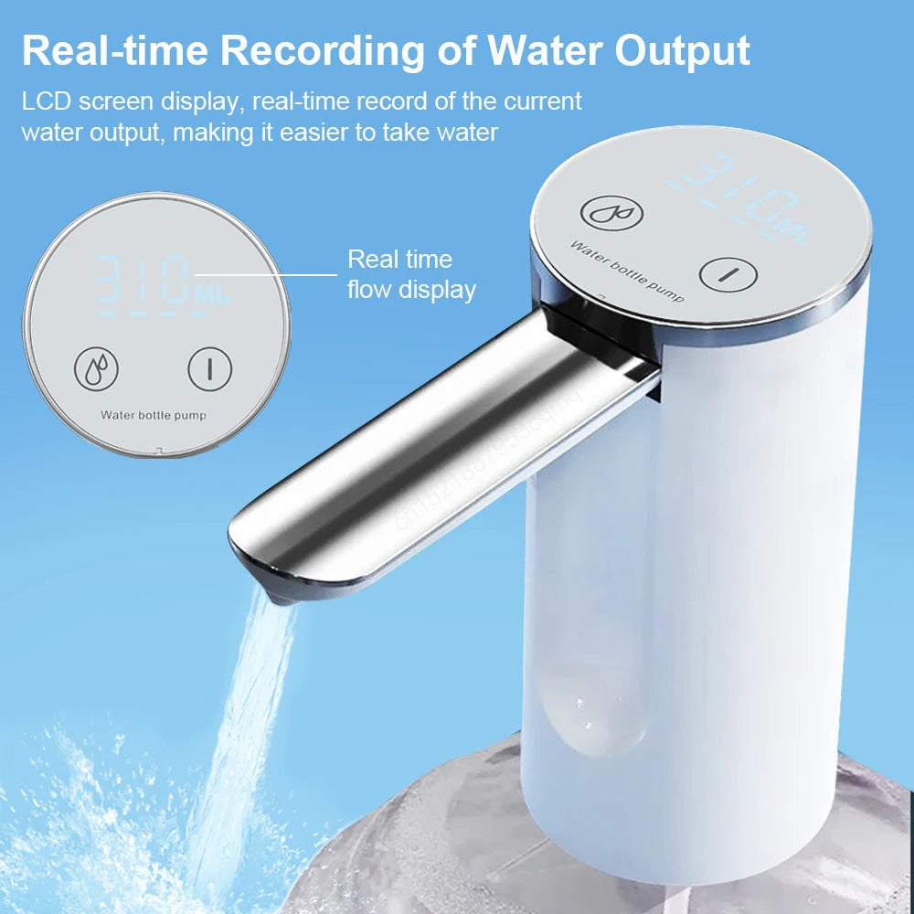 Elektrische Gallonen-Wasserpumpe – Automatischer USB-Wasserspender für Kanister & Flaschen
