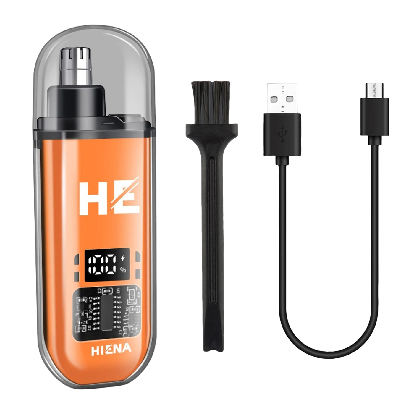 Premium Elektrischer Nasen- & Ohrenhaartrimmer – Kabelloser Mini-Präzisionstrimmer mit USB