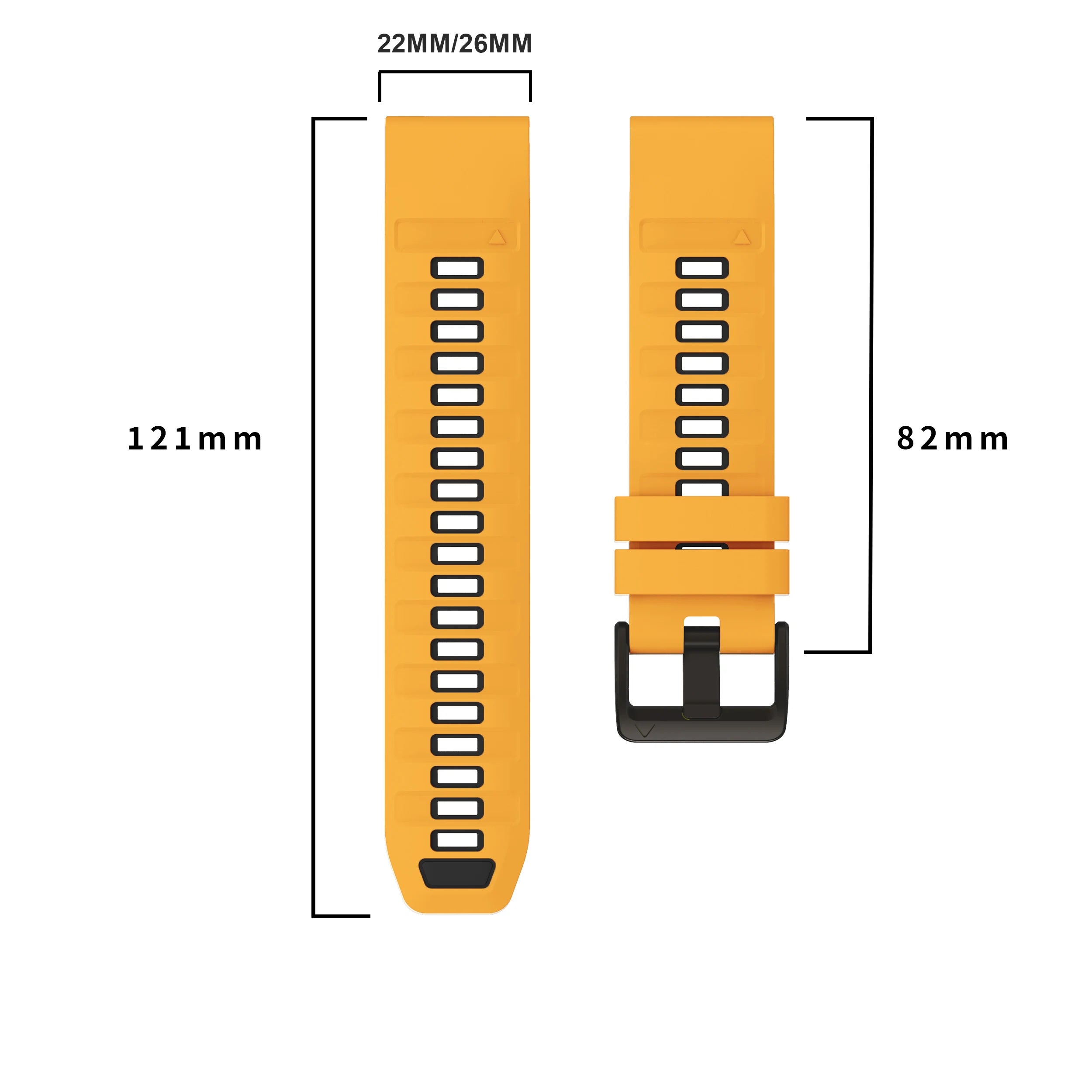 RuggedSport™ Silikon-Ersatzarmband – Robustes Sportarmband für Smartwatches