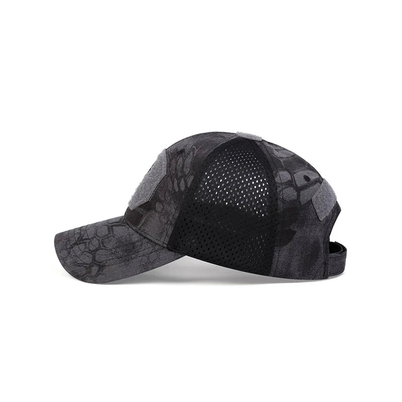Unisex-Baseballkappe mit Totenkopf-Stickerei – Cooler Style trifft maximale Belüftung