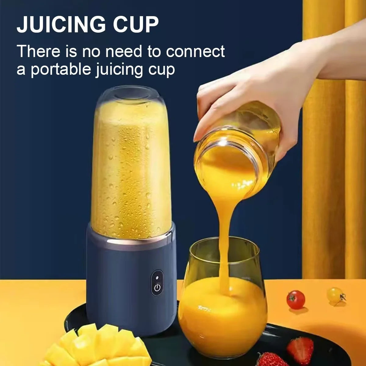 CityShop™ Mix-Go – Tragbarer USB-Multi-Mixer für Smoothies & Shakes