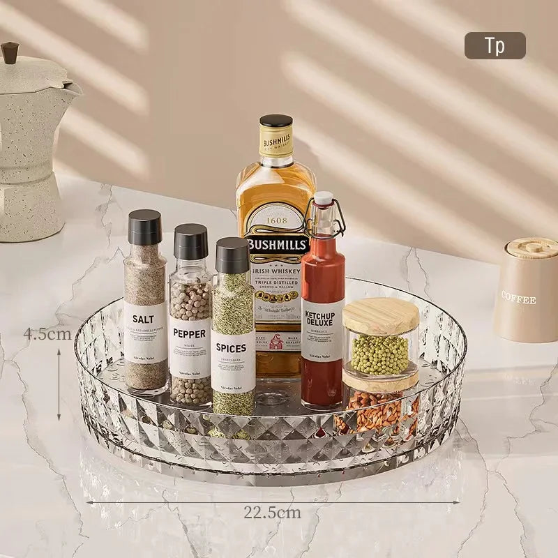 360° Drehbarer Gewürz-Organizer – Das smarte Karussell für Ihre Küche
