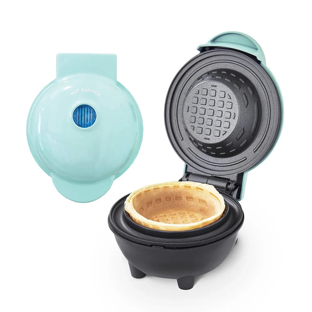 Mini Waffelschalen-Maker – Elektrisches Waffeleisen für essbare Becher & Dessert-Schalen