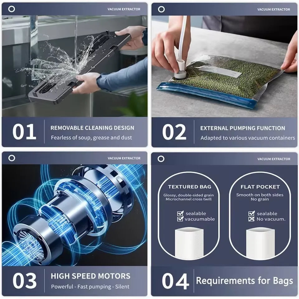 CityShop™ Fresh-Lock – Professionelles Vakuumiergerät für Lebensmittel