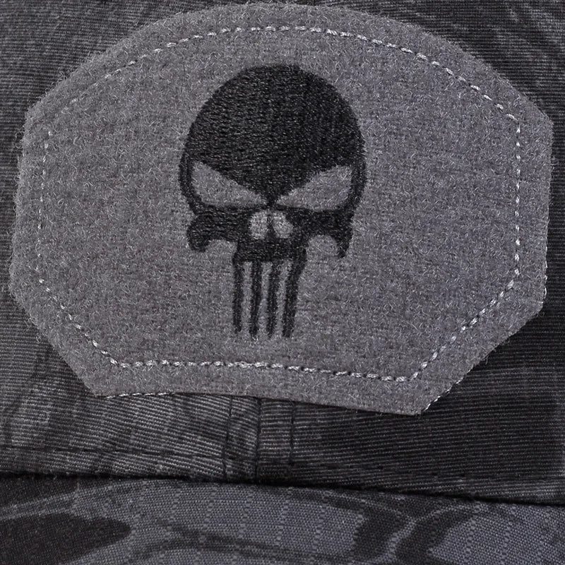 Unisex-Baseballkappe mit Totenkopf-Stickerei – Cooler Style trifft maximale Belüftung