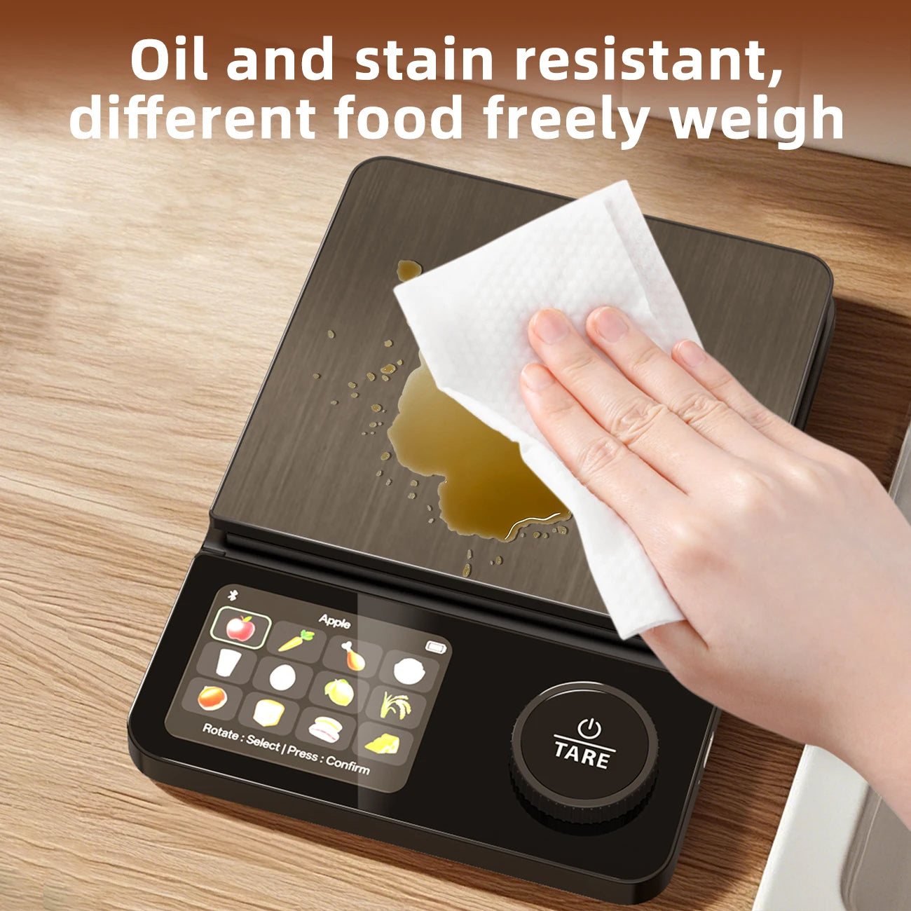 CityShop™ Smart-Kitchen Pro – Digitale Küchenwaage mit Präzisionssensor