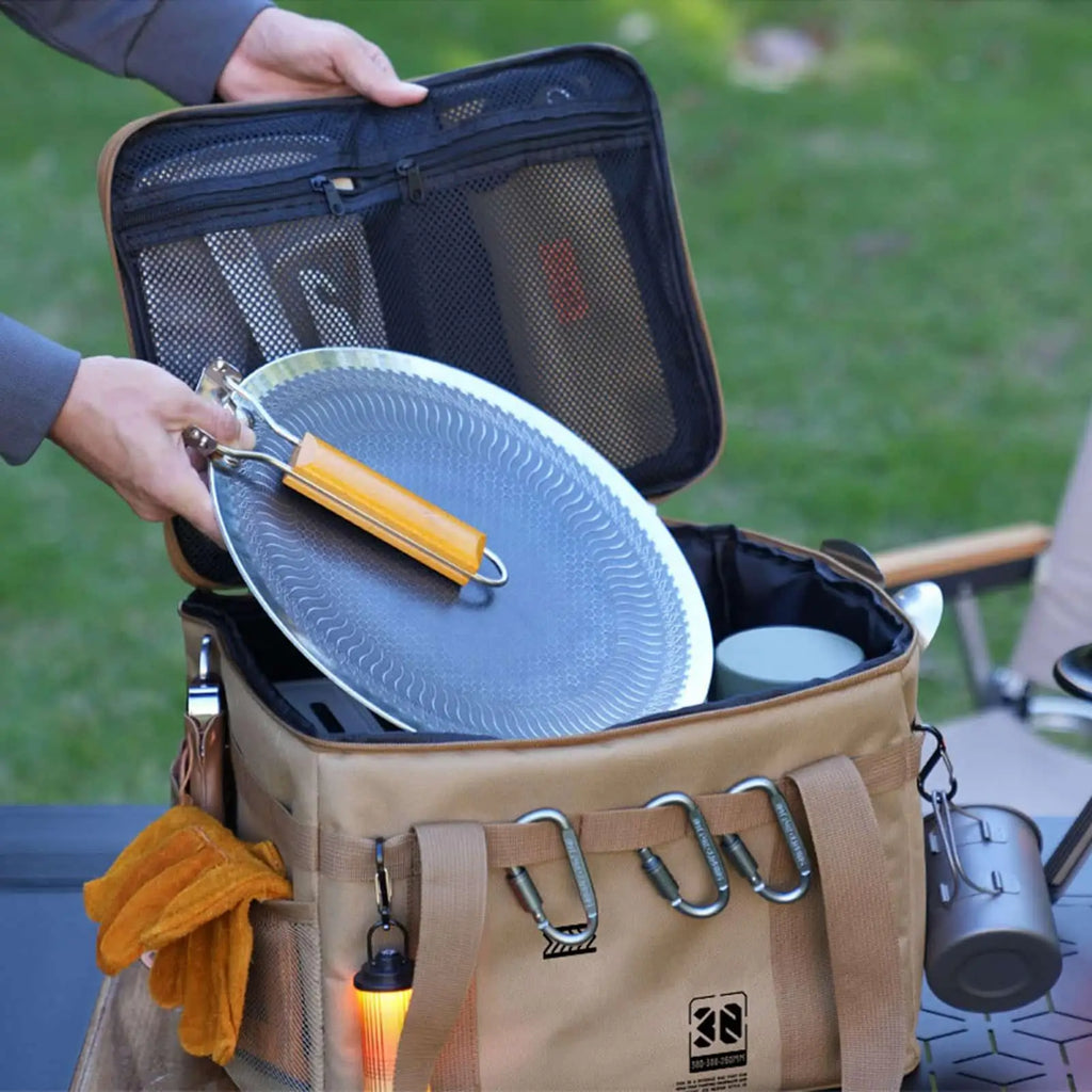 Premium Camping-Organizer-Tasche (30L) – Isolierte Kühltasche & Outdoor-Aufbewahrung