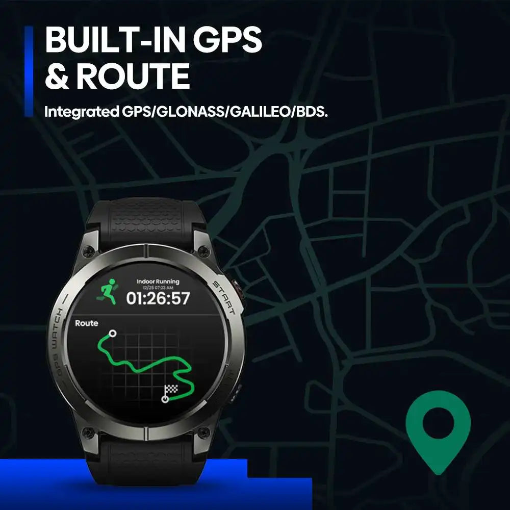 Zeblaze Stratos 3 Pro™ GPS Smartwatch – 1.43" HD AMOLED Outdoor Sportuhr
