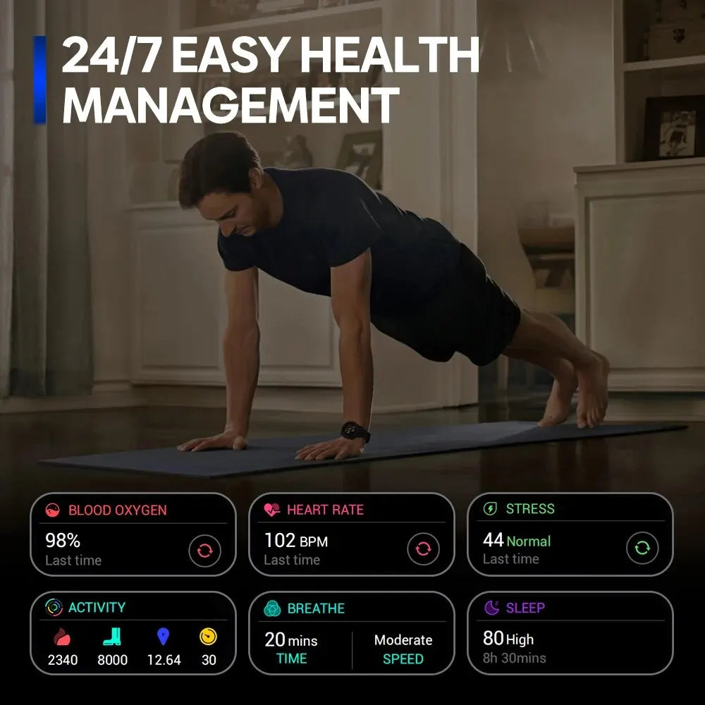 Zeblaze Stratos 3 Pro™ GPS Smartwatch – 1.43" HD AMOLED Outdoor Sportuhr