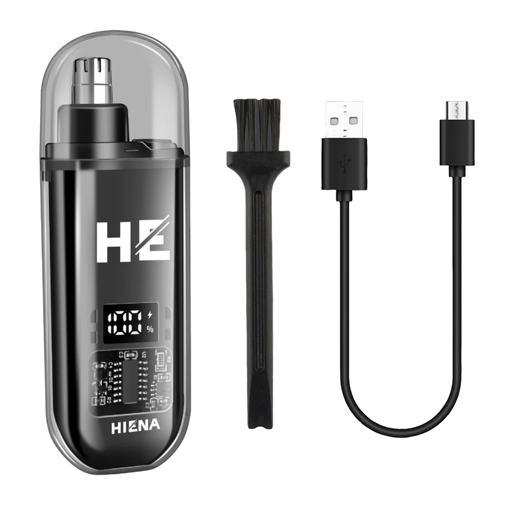 Premium Elektrischer Nasen- & Ohrenhaartrimmer – Kabelloser Mini-Präzisionstrimmer mit USB
