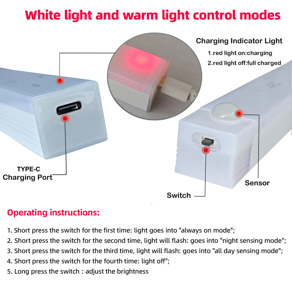 💡 Kabellose LED-Leuchte mit Bewegungssensor – Licht genauda, wo du es brauchst