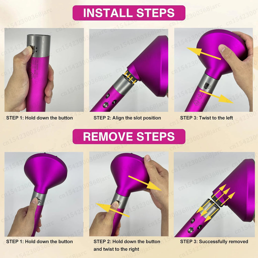 Premium Styling-Aufsätze für Dyson Airwrap (HS01 / HS05) – Maximale Styling-Vielfalt