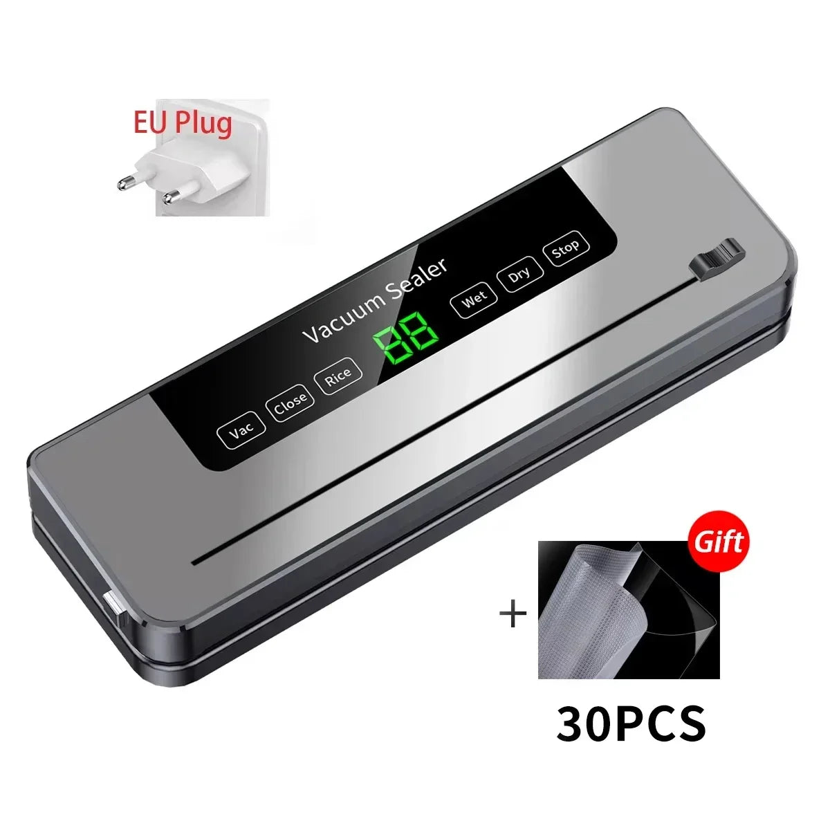 CityShop™ Fresh-Lock – Professionelles Vakuumiergerät für Lebensmittel