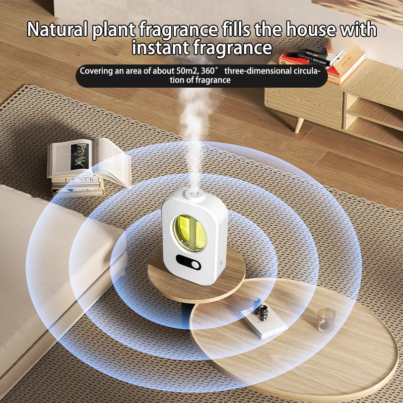 Mini USB-Aroma-Diffuser & Luftbefeuchter – Kompakter Raumduft-Erfrischer für Wand & Schreibtisch